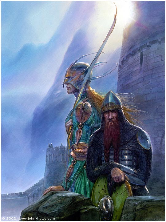 Legolas and Gimli at Helm's Deep