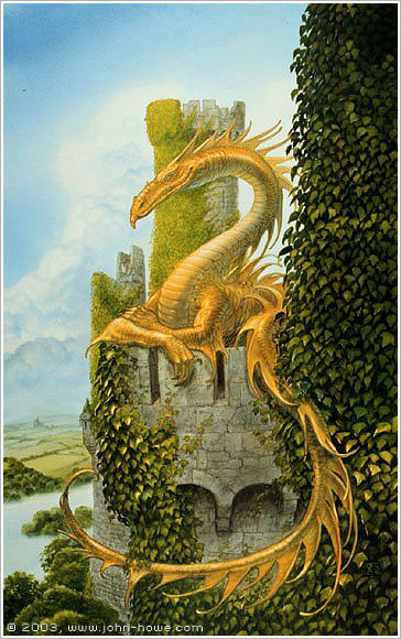 John Howe :: Illustrator - Portfolio :: Home / Cover Art / Dragon