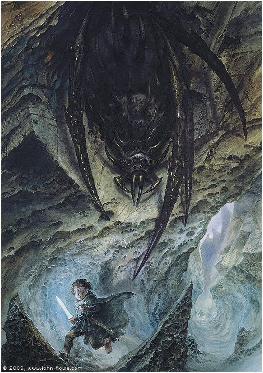 Shelob About to Leap on Frodo
