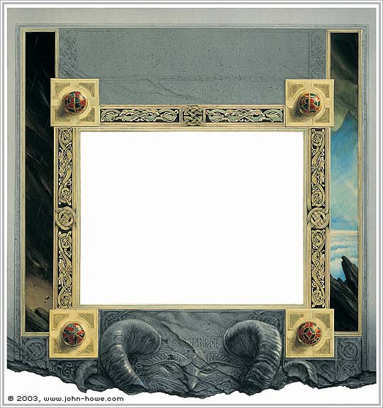 The 1995 Tolkien Calendar - decorative border