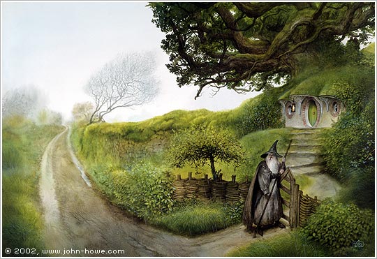 John Howe :: Illustrator - Portfolio :: Home / From Hobbiton to