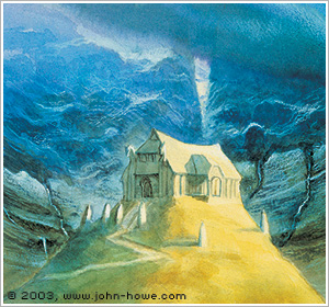 Edoras - vignette for the Map of Tolkien's Middle-Earth