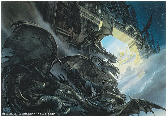 John Howe :: Illustrator - Portfolio :: Home / The Painting of