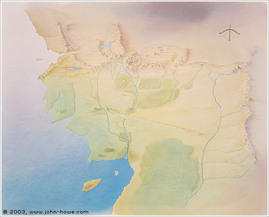 Map of Beleriand