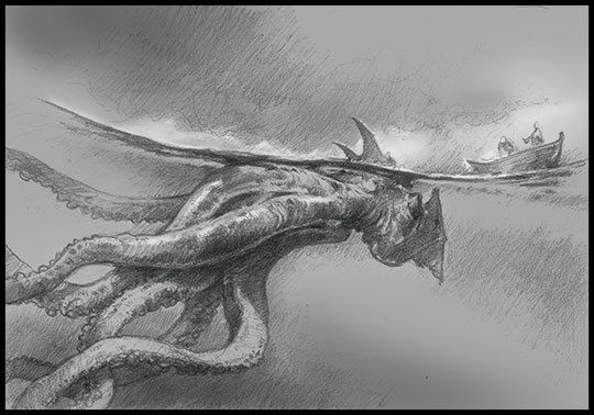 2020.09 -THE KRAKEN'S KIN- CREATURES OF THE DEEPS: from the sea