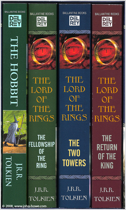 The Lord of the Rings Boxed Set - spines