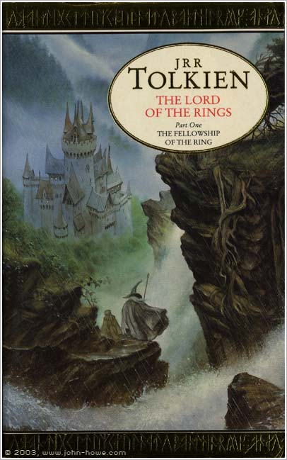 the cover art by john howe for the 3 6 th edition of