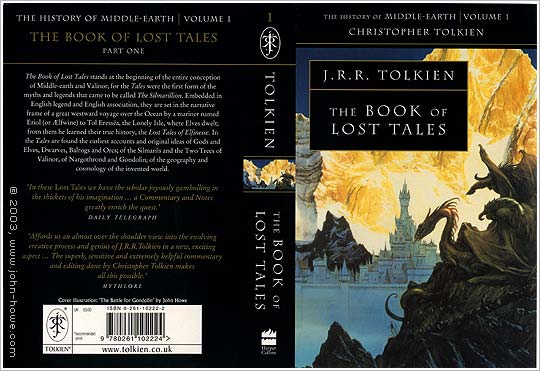 The History of Middle-Earth Volume 01: The Book of Lost Tales I (wraparound)