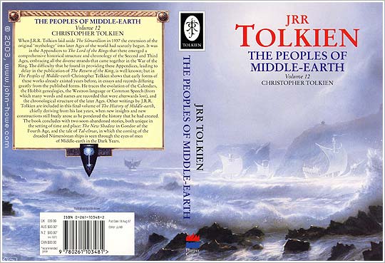 The History of Middle-Earth: Volume 12 - The  Peoples of Middle-Earth