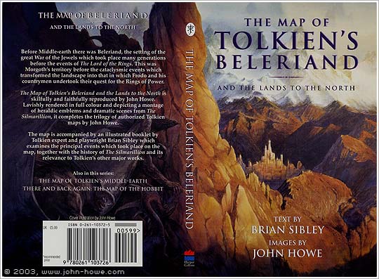 The Map of Tolkien's Beleriand and the Lands to the North