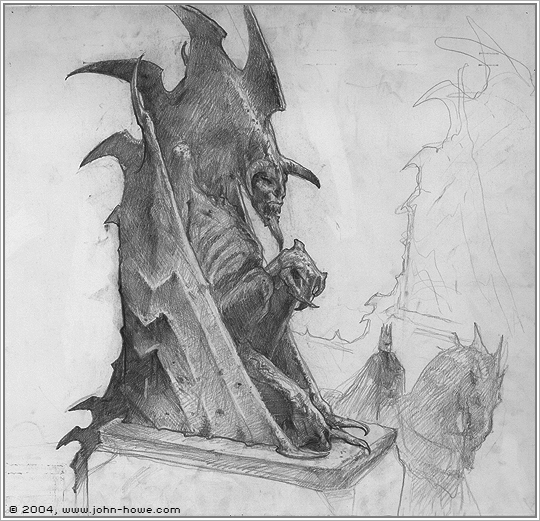 Minas Morgul statues