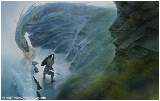 Beowulf and the Dragon