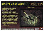 Topps Collectable Card - Minas Morgul (back)