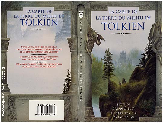 LA CARTE DE LA TERRE DU MILIEU DE TOLKIEN (EU/CAN)