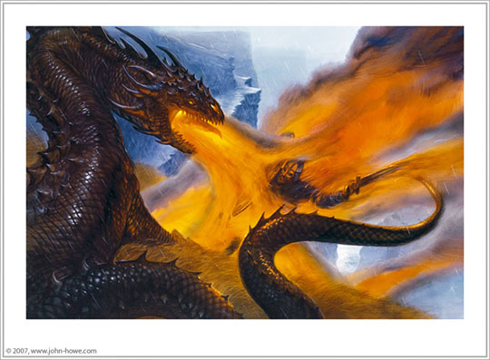 Beowulf and the Dragon