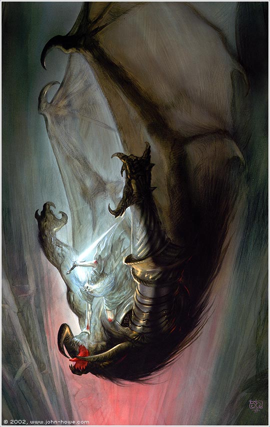 Gandalf Falls With The Balrog