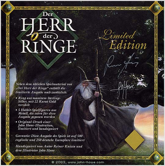 Lord of the Rings Boardgame Limited Edition - Germany