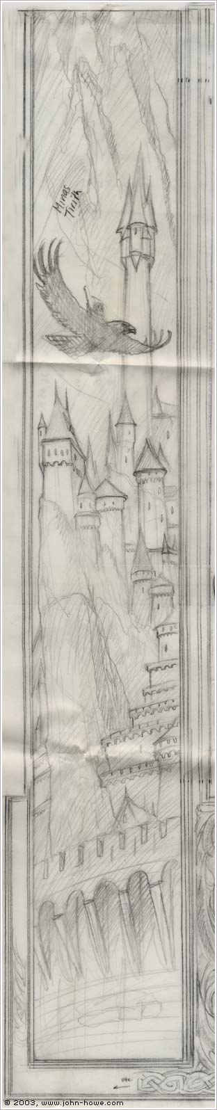 Minas Tirith - sketch
