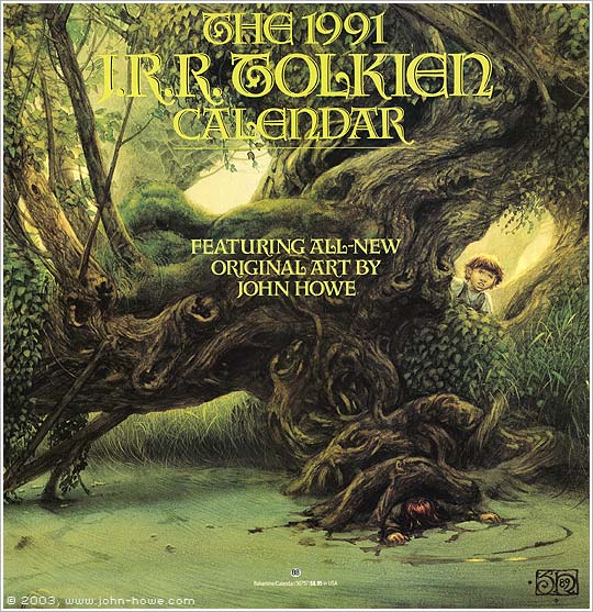 The 1991 J. R. R. Tolkien Calendar - USA