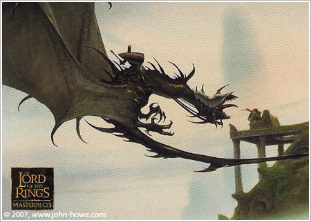 Topps Collectable Card - Frodo & the Nazgul